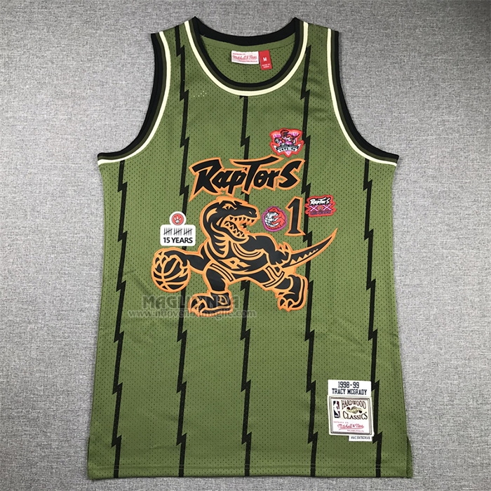 Maglia
 Tracy McGrady NO 1 Toronto Raptors Mitchell & Ness 1998-99 Verde
